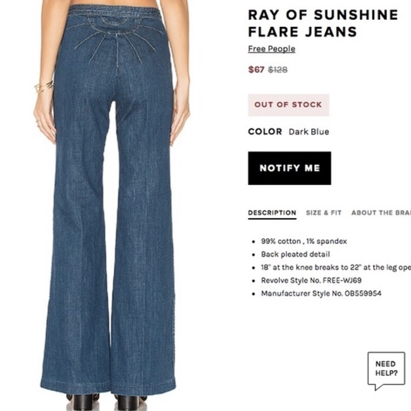 Free People Denim - Free people flare jeans
